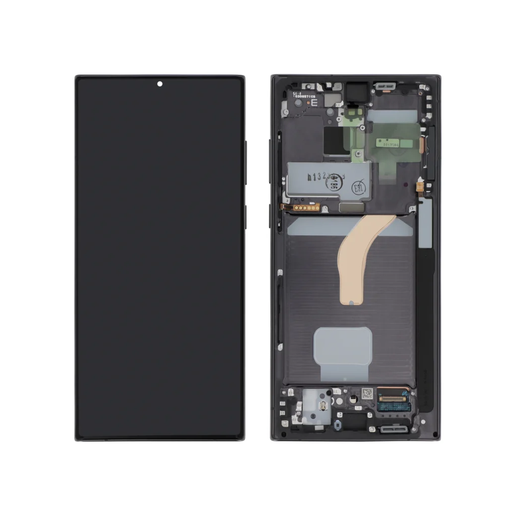 Ecrã Display completo para Samsung Galaxy S22 Ultra (S908) (SERVICE PACK)
