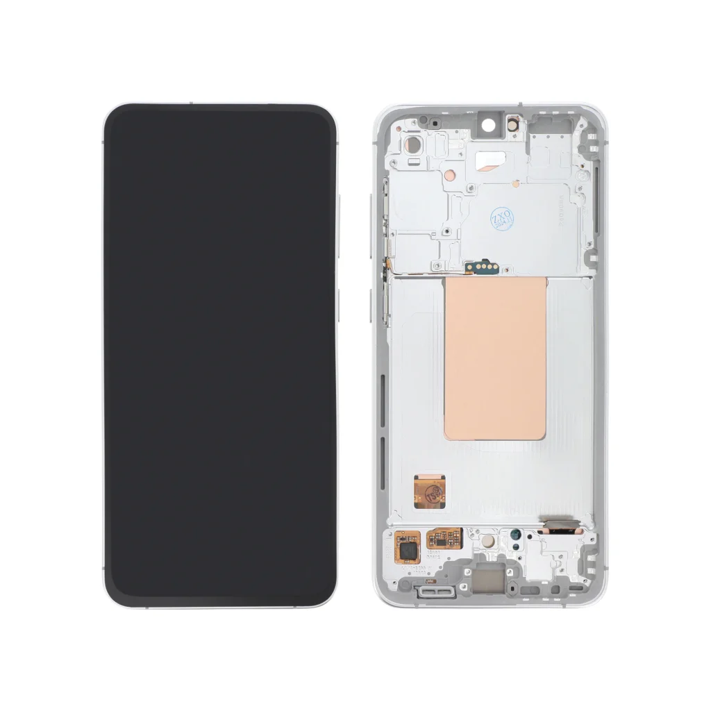 Ecrã Display Completo para Samsung Galaxy S24 FE (S721B) Prateado, com Frame - OEM ReLife