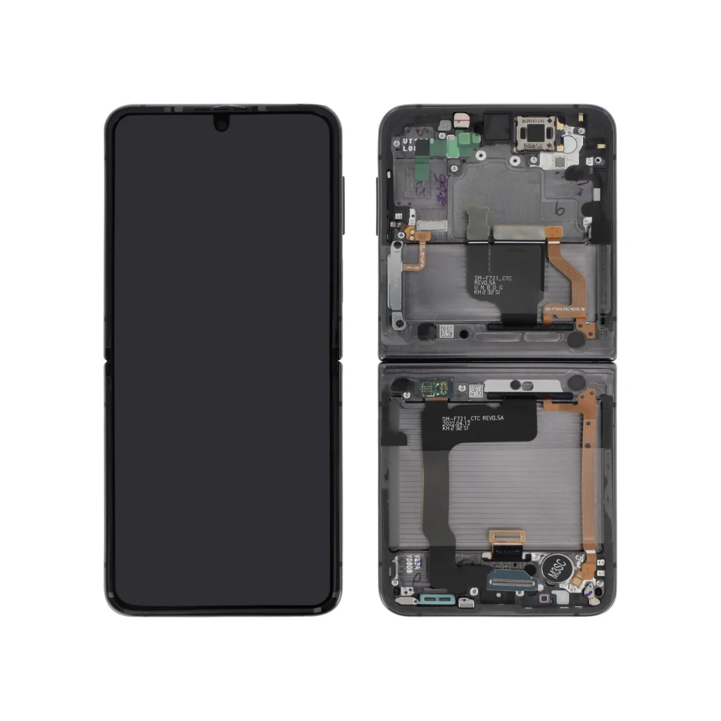 Ecrã Display completo para Samsung Galaxy Z Flip4 (F721B) Grafite (SERVICE PACK)