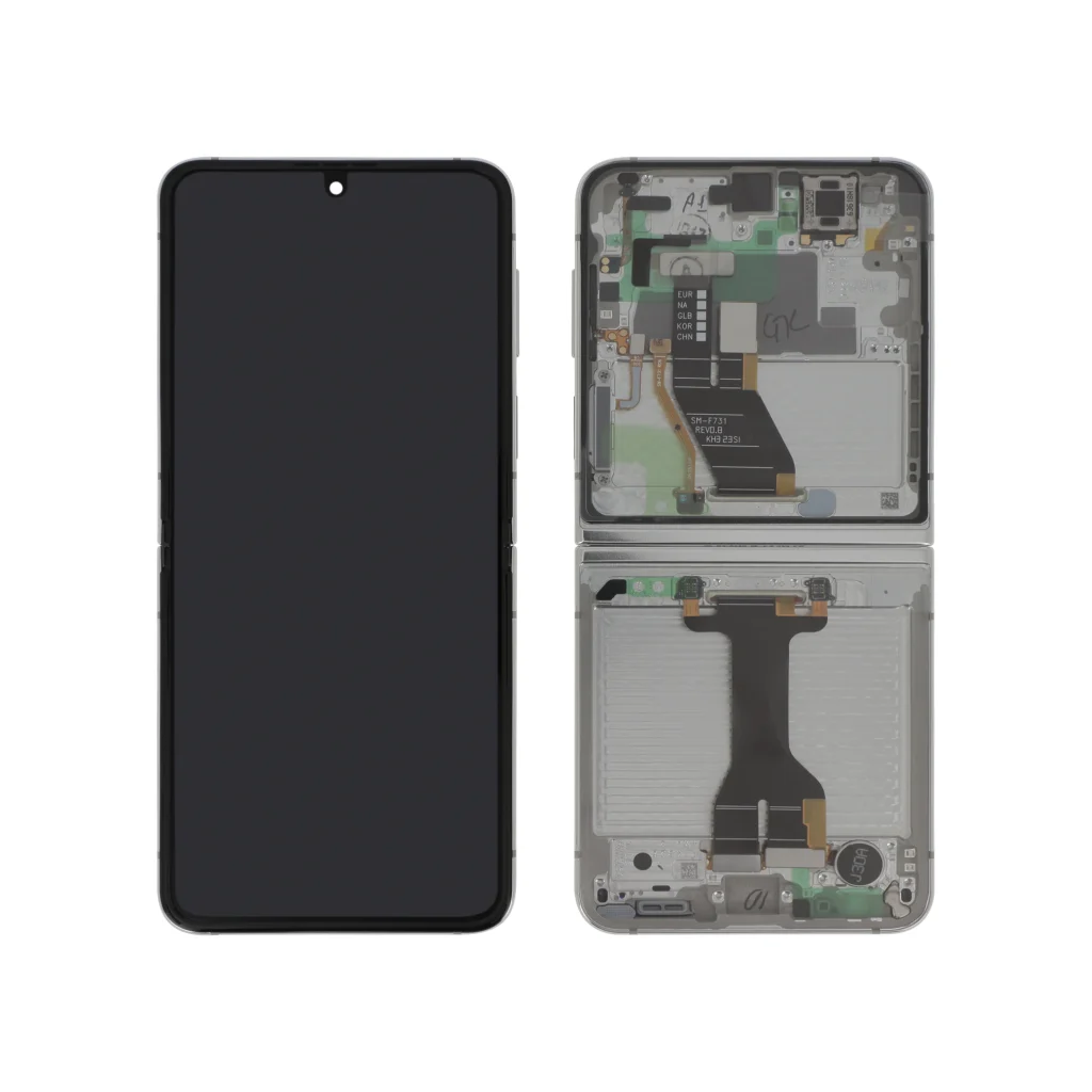 Ecrã Display completo para Samsung Galaxy Z Flip5 (F731B) (SERVICE PACK)