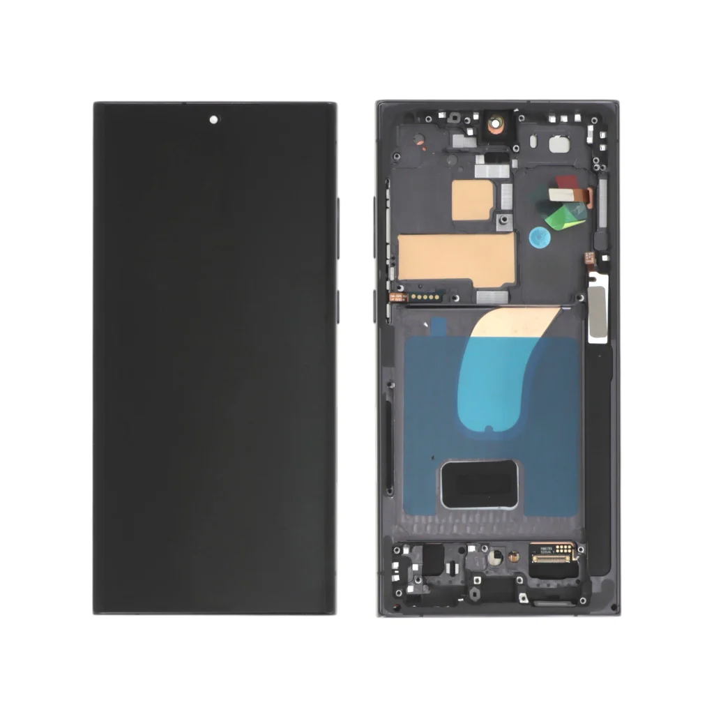Ecrã Display completo preto para Samsung Galaxy S23 Ultra (S918) - Soft OLED