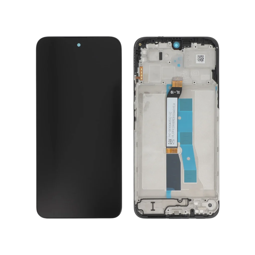 Ecrã Display completo Preto para Xiaomi Poco M7 4G / Redmi 15 4G (SERVICE PACK)
