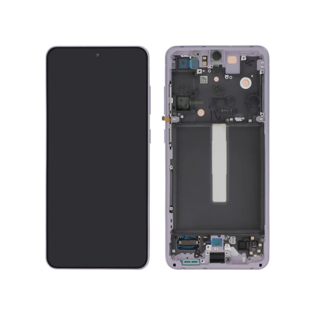 Ecrã Display completo Roxo para Samsung Galaxy S21 FE (G990B) (SERVICE PACK)