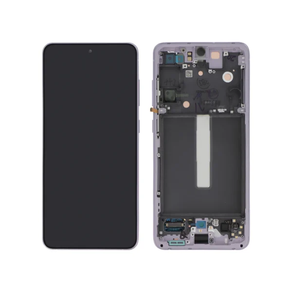 Ecrã Display completo Roxo para Samsung Galaxy S21 FE (G990B) (SERVICE PACK)