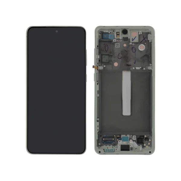 Ecrã Display Completo Verde Oliva para Samsung Galaxy S21 FE (G990) (SERVICE PACK)