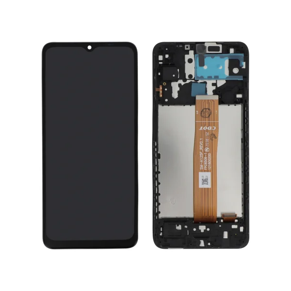 Ecr&atilde; Display OLED para Samsung Galaxy A12 (A125F) com Frame