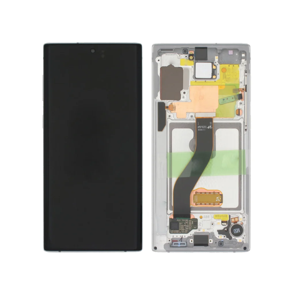 Ecrã Display para Samsung Galaxy Note 10 (N970F) Branco (SERVICE PACK)