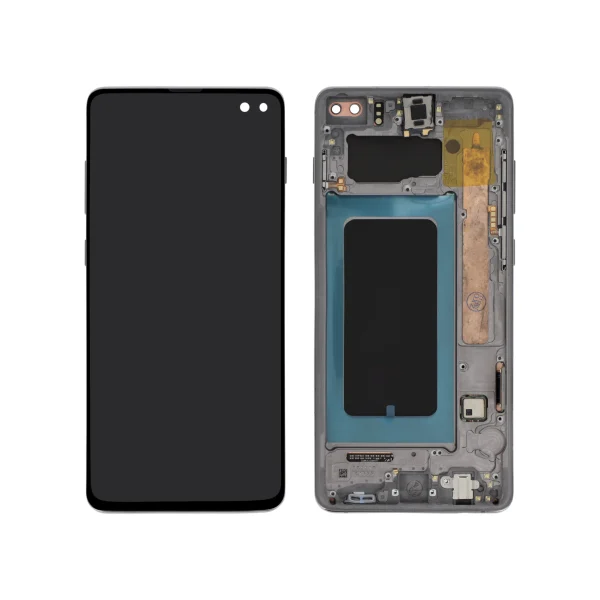 Ecrã Display para Samsung Galaxy S10+ (G975F) Preto com Frame - OEM ReLife