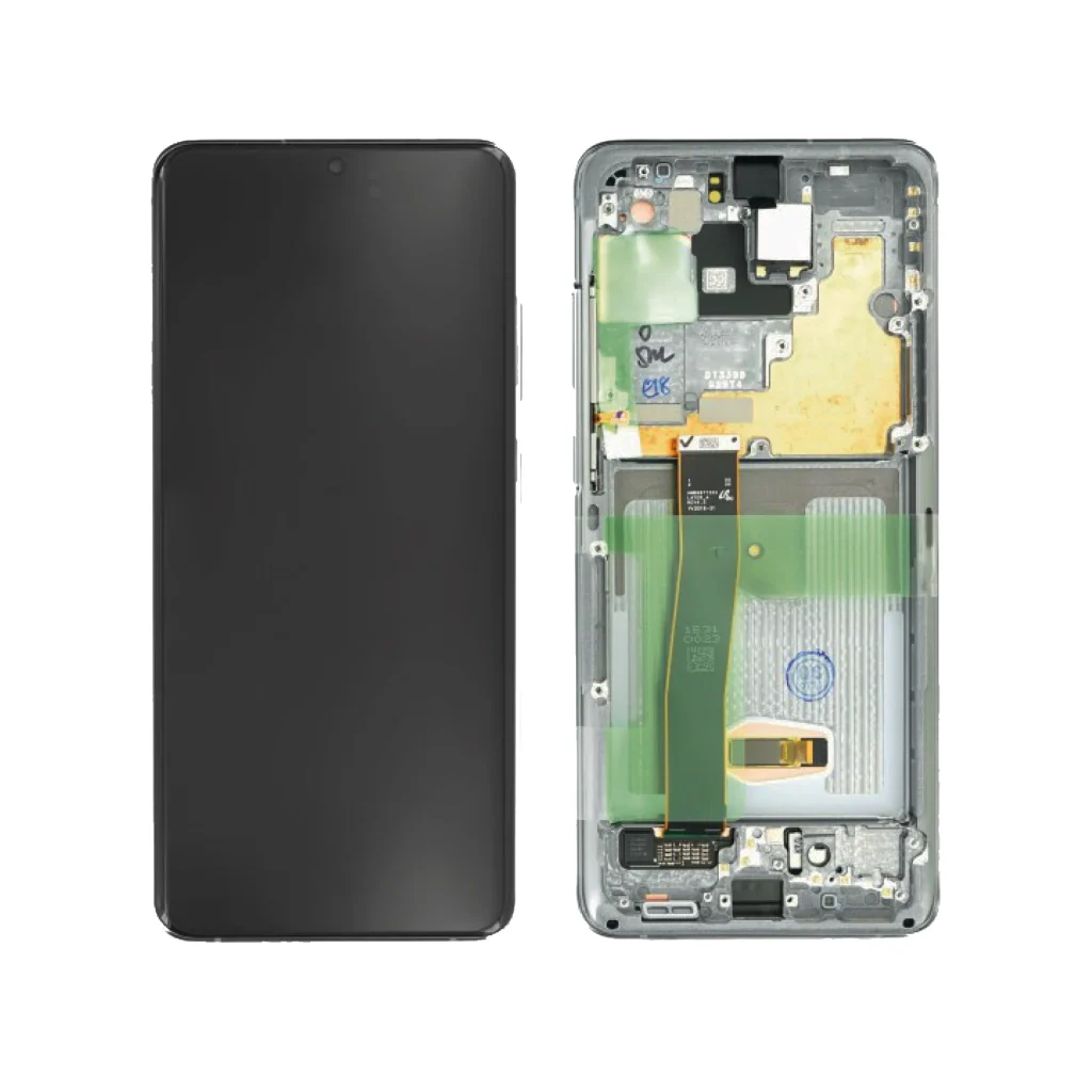 Ecrã Display para Samsung Galaxy S20 Ultra 5G (G988B) Cinzento (SERVICE PACK)