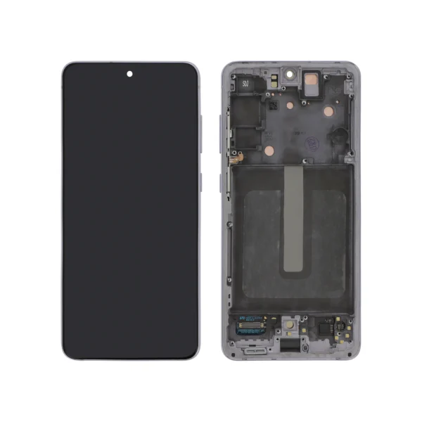 Ecrã Display para Samsung Galaxy S21 FE (G990B) Roxo Com Frame - OEM ReLife