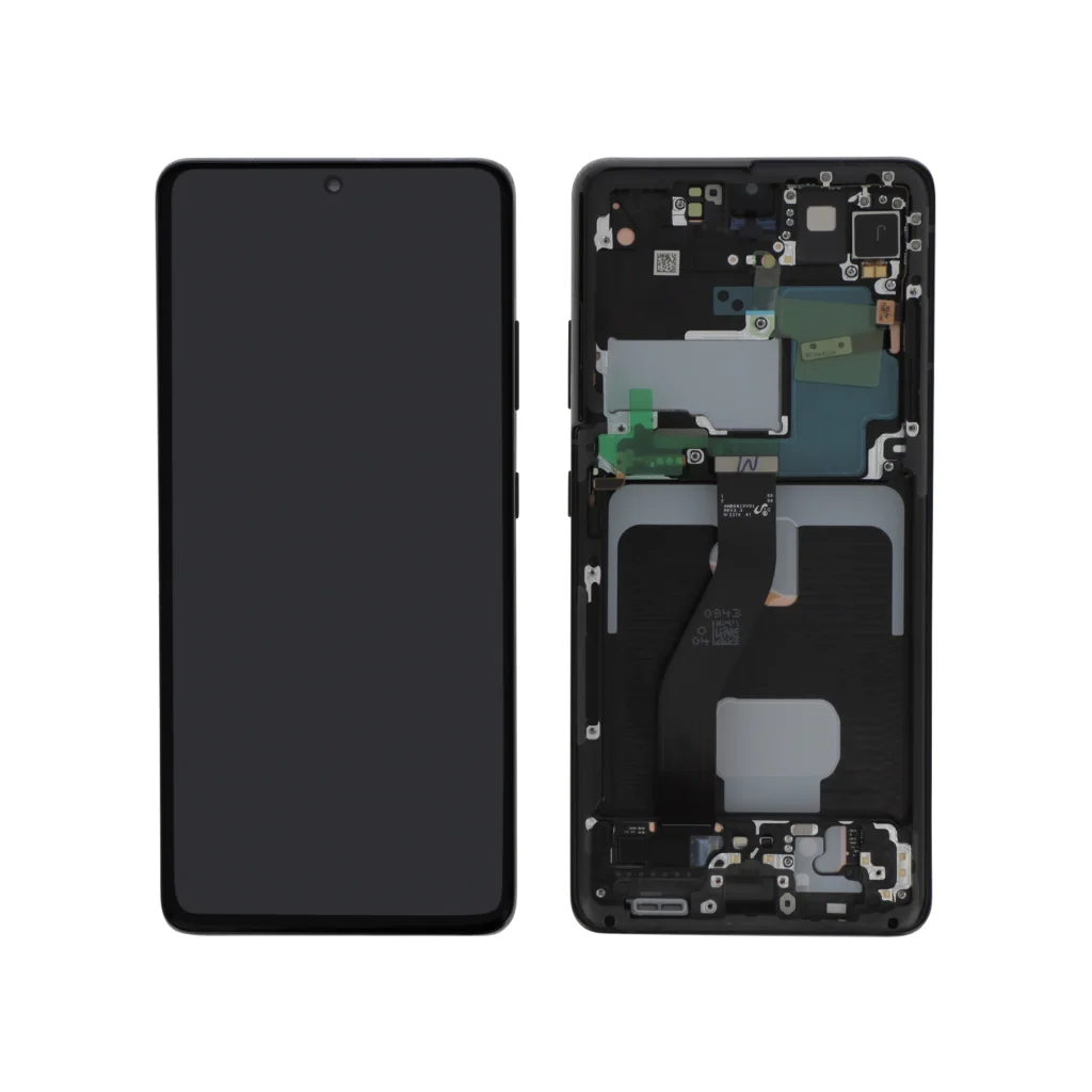 Ecrã Display para Samsung Galaxy S21 Ultra 5G (G998B) Preto (SERVICE PACK)
