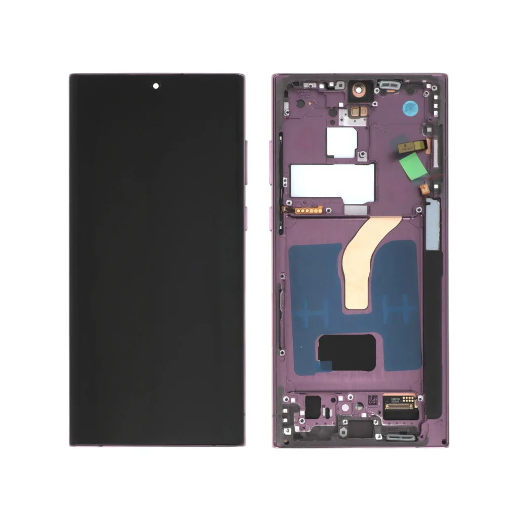 Ecrã Display para Samsung Galaxy S22 Ultra (Bordô, Soft OLED)