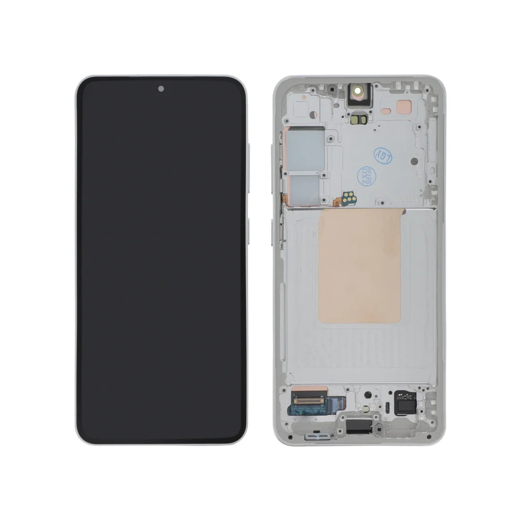 Ecrã Display para Samsung Galaxy S24 (S921B) Prateado - Com Frame - OEM ReLife