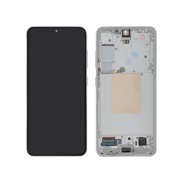 Ecrã Display para Samsung Galaxy S24 (S921B) Prateado - Com Frame - OEM ReLife