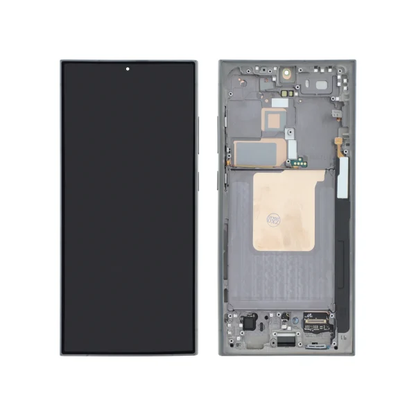 Ecrã Display para Samsung Galaxy S24 Ultra Preto Titânio (Com Frame) - OEM ReLife
