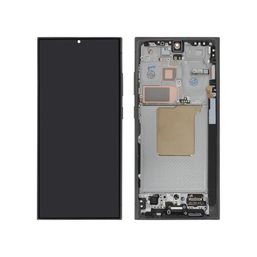 Ecrã Display para Samsung Galaxy S24 Ultra (S928) Titânio Preto (SERVICE PACK)