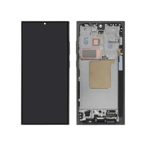 Ecrã Display para Samsung Galaxy S24 Ultra (S928) Titânio Preto (SERVICE PACK)