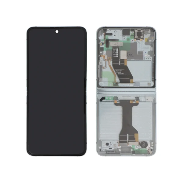 Ecrã Display para Samsung Galaxy Z Flip5 (F731B) Verde Menta (SERVICE PACK)