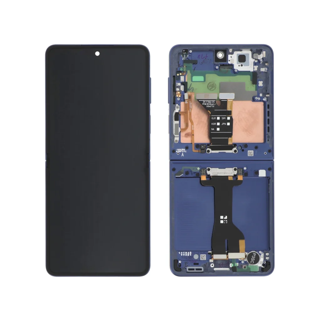 Ecrã Display para Samsung Galaxy Z Flip7 Azul Noturno (F766B) (SERVICE PACK)