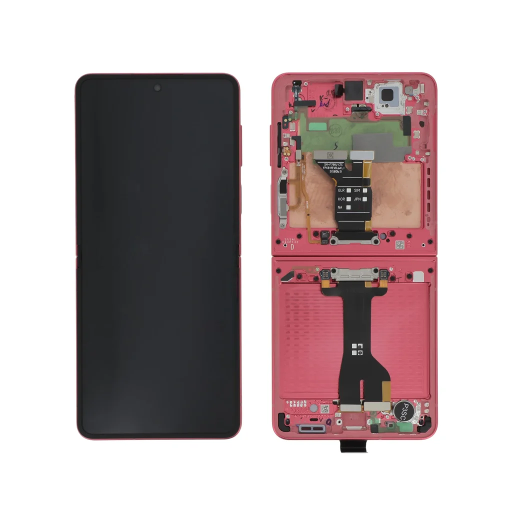Ecrã Display para Samsung Galaxy Z Flip7 (F766B) Coral (SERVICE PACK)