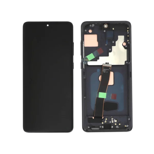 Ecrã Display Preto para Galaxy S20 Ultra (G988B) (Soft OLED)