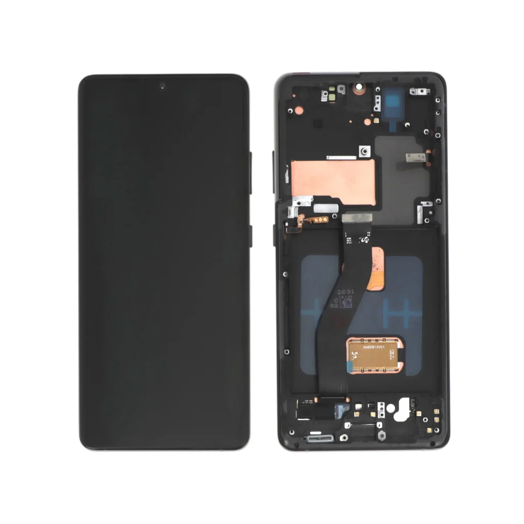 Ecrã Display Preto para Galaxy S21 Ultra (Com Frame) - OEM ReLife