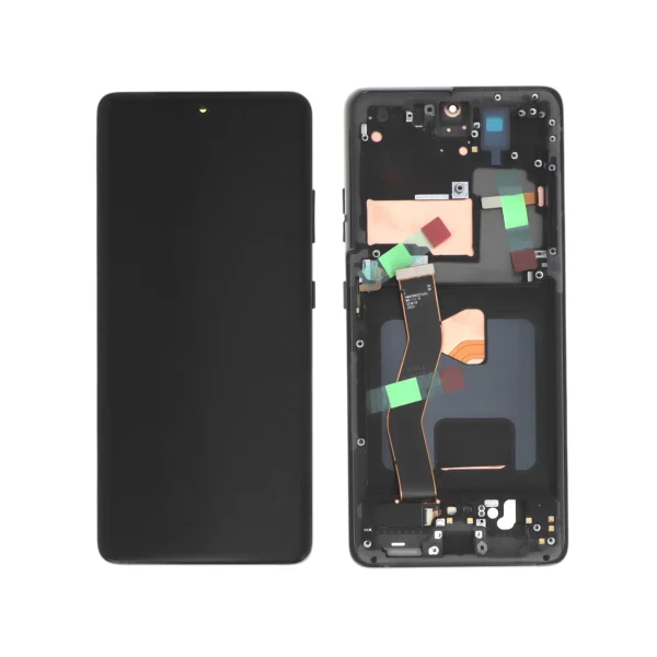 Ecrã Display Preto para Galaxy S21 Ultra (G998B) (Soft OLED)