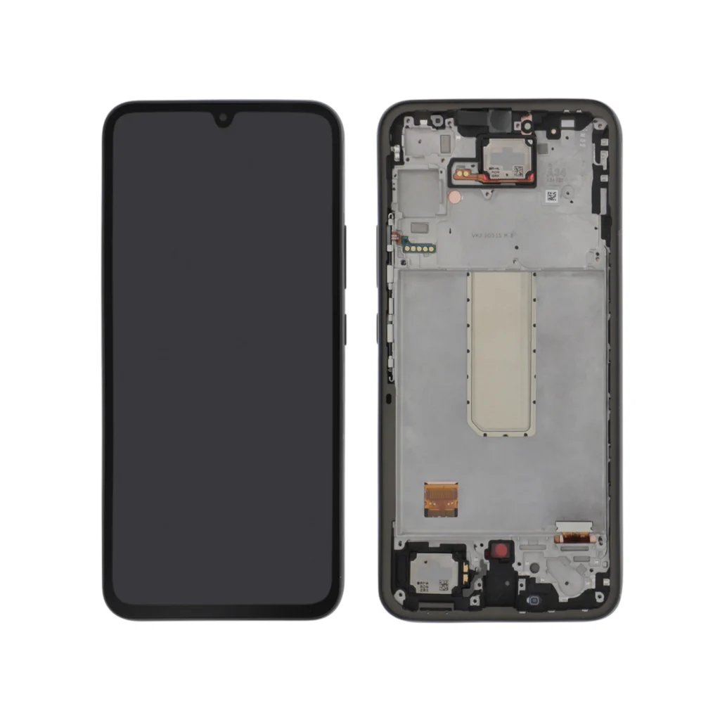 Ecrã Display preto para Samsung Galaxy A34 5G (A346B) (SERVICE PACK)