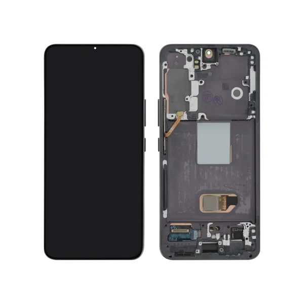 Ecrã Display Preto para Samsung Galaxy S22 (S901B) com Frame - OEM ReLife