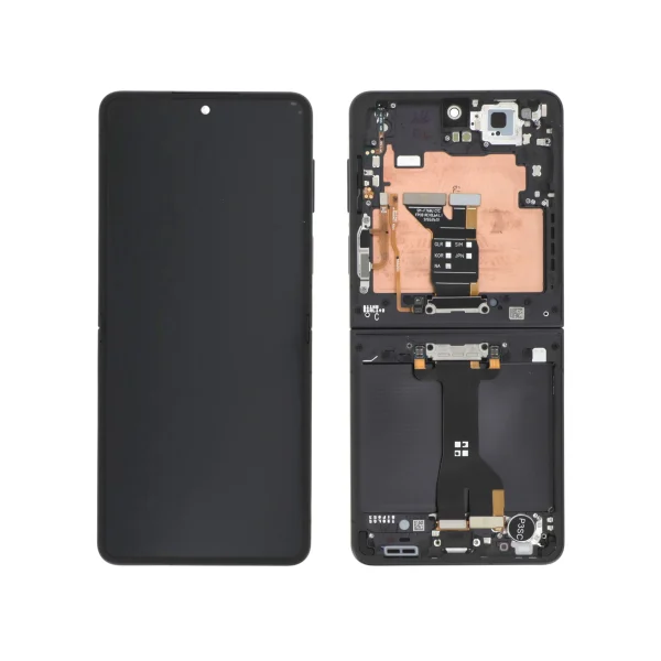 Ecrã Display Preto para Samsung Galaxy Z Flip7 (F766B) (SERVICE PACK)