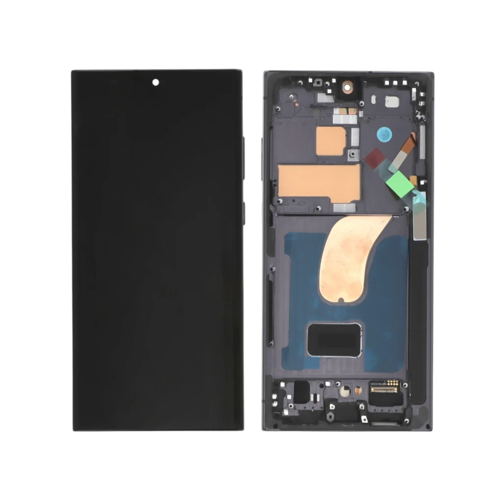 Ecrã Display Samsung para Galaxy S23 Ultra Vermelho (Soft OLED)