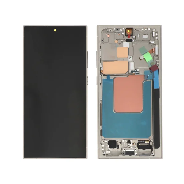 Ecrã Display Titânio Cinzento para Galaxy S24 Ultra (S928B) (Soft OLED)