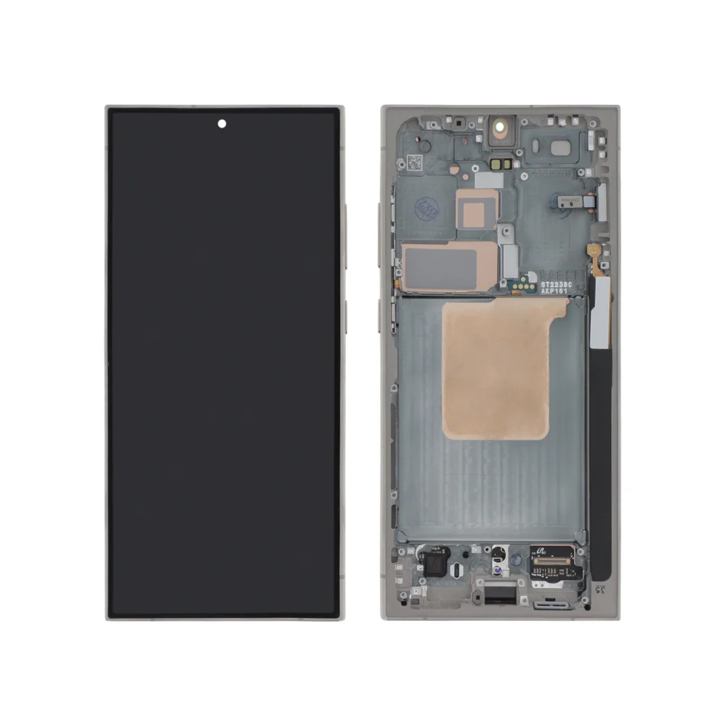 Ecrã Display Titânio Cinzento para Samsung Galaxy S24 Ultra (S928B) com Frame - OEM ReLife