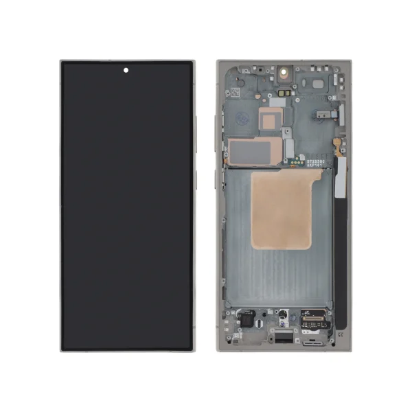 Ecrã Display Titânio Cinzento para Samsung Galaxy S24 Ultra (S928B) com Frame - OEM ReLife