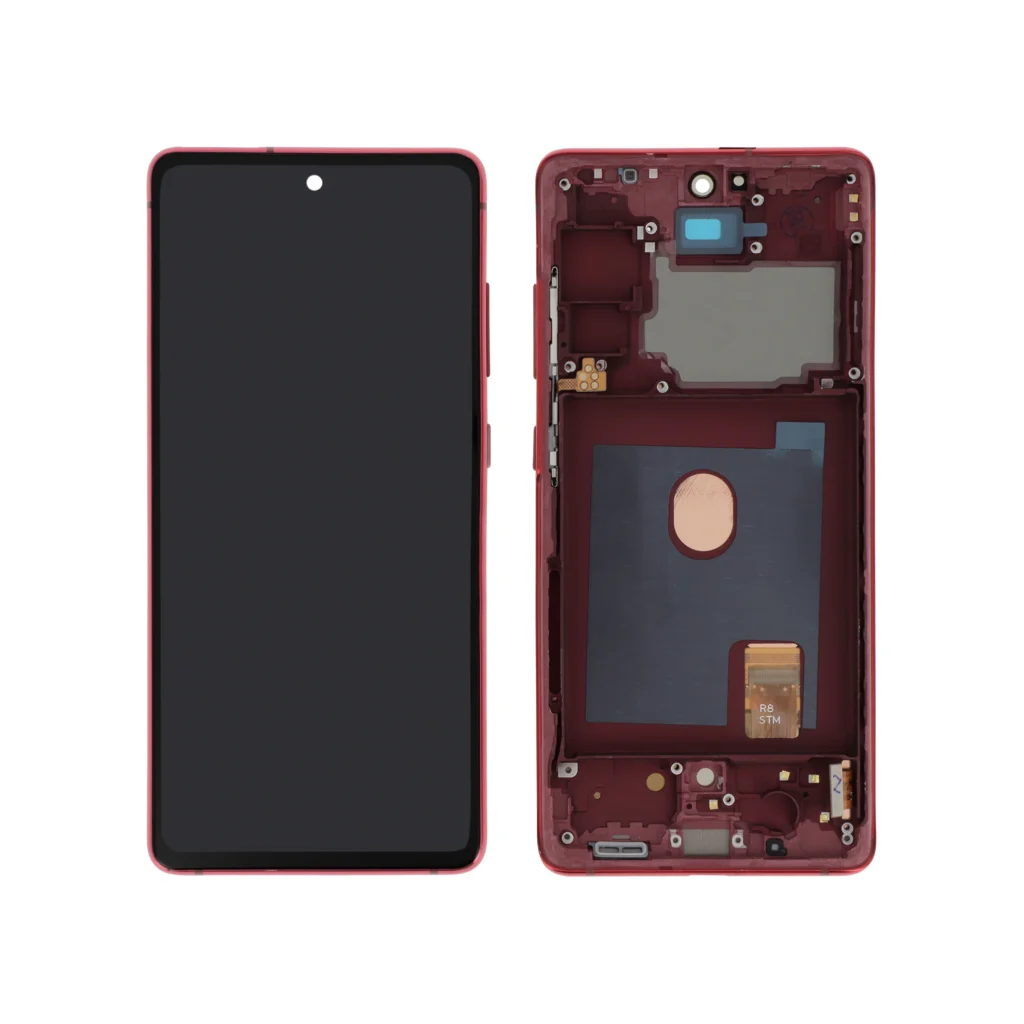 Ecrã Display Vermelho para Samsung Galaxy S20 FE 4G/5G (G780F/G781B) Frame - OEM ReLife