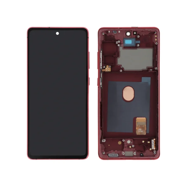 Ecrã Display Vermelho para Samsung Galaxy S20 FE 4G/5G (G780F/G781B) Frame - OEM ReLife