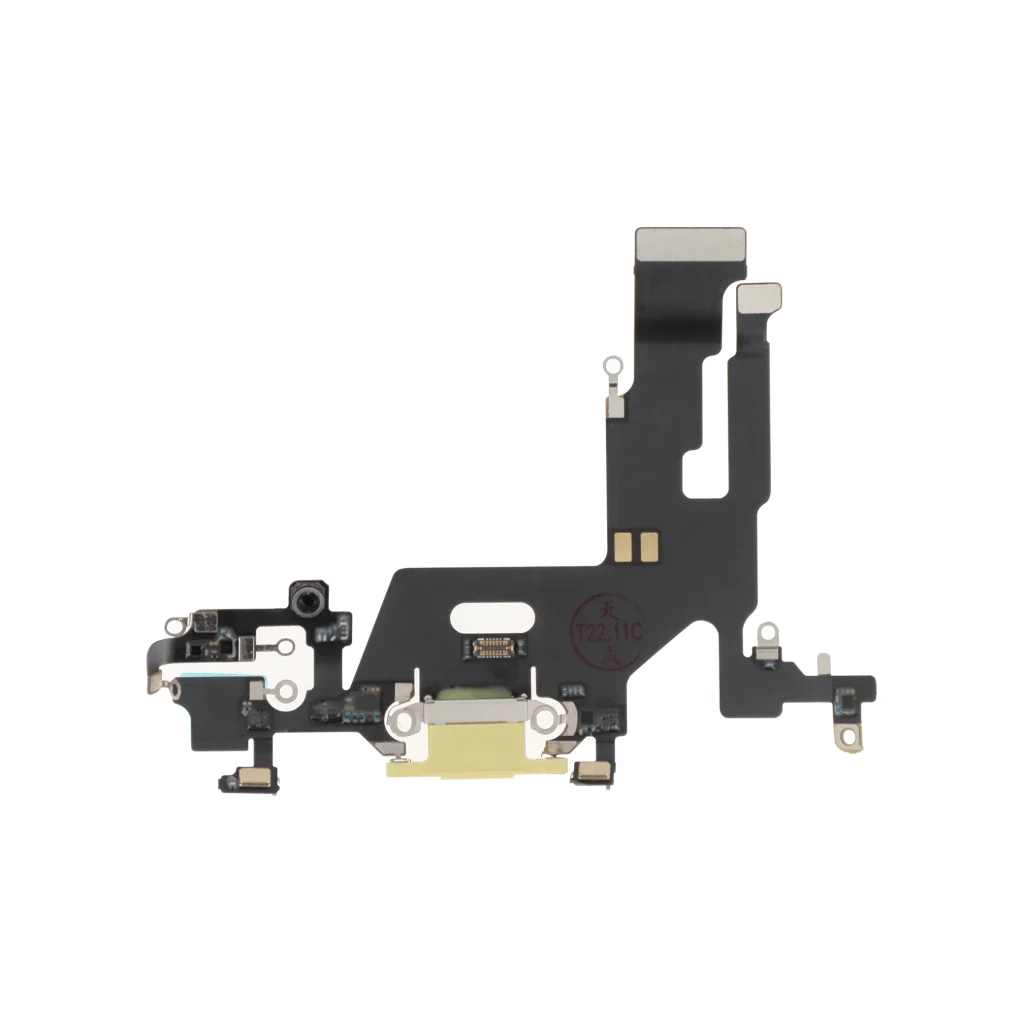 Flex do Conector de Carga Amarelo para iPhone 11 - OEM ReLife