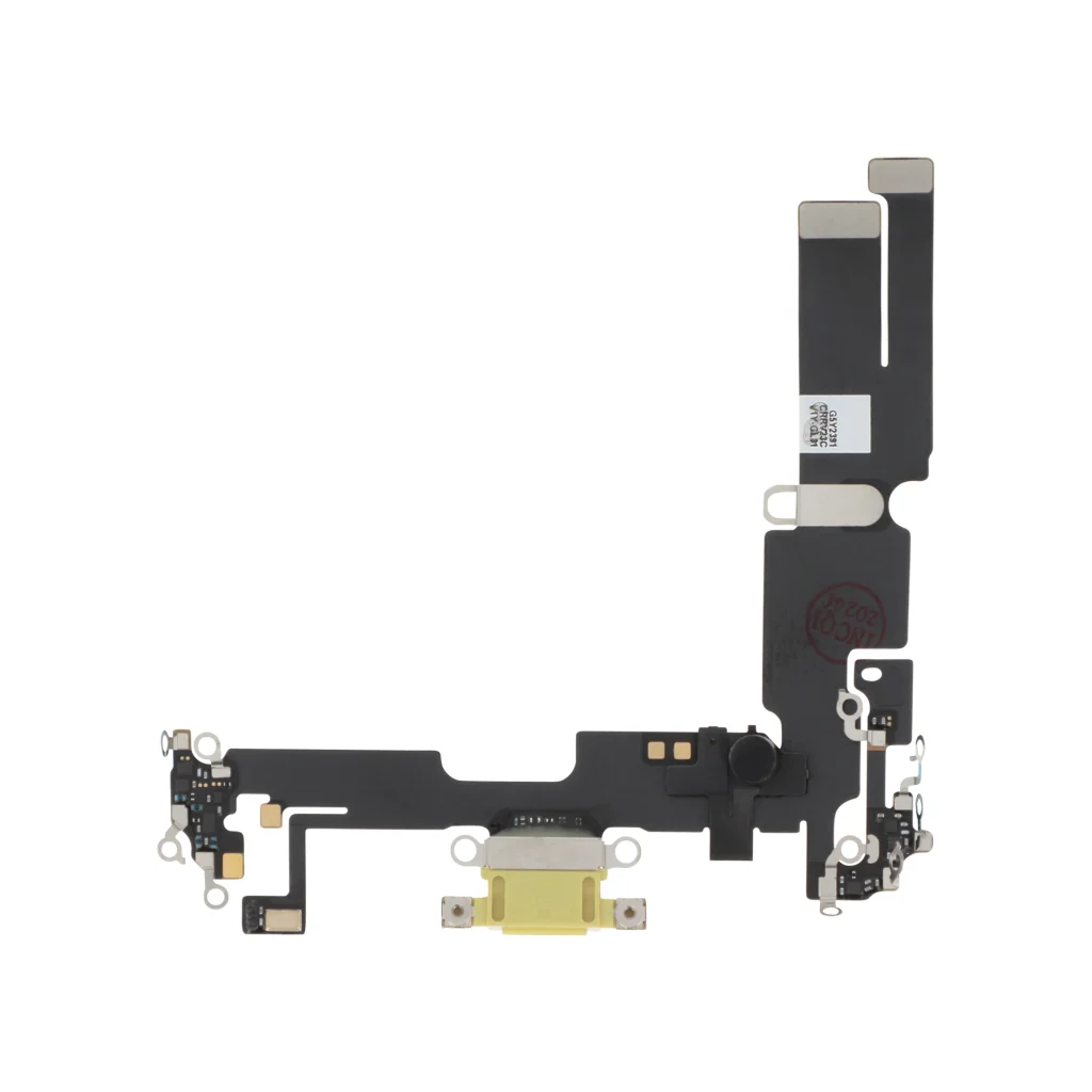 Flex do Conector de Carga Amarelo para iPhone 14 Plus - OEM ReLife