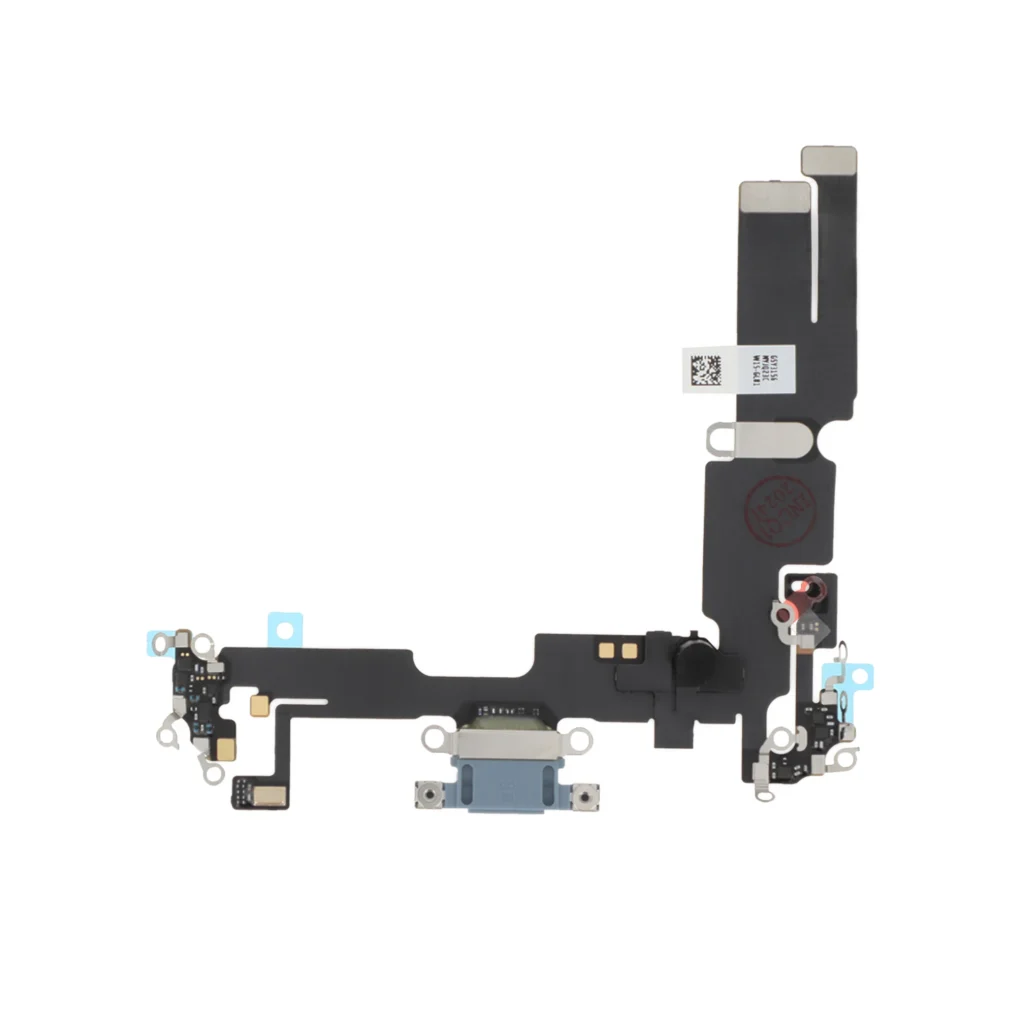 Flex do Conector de Carga Azul para iPhone 14 Plus - OEM ReLife