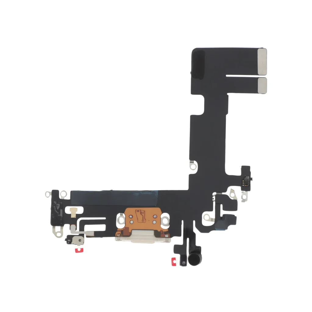 Flex do Conector de Carga Branco para iPhone 13