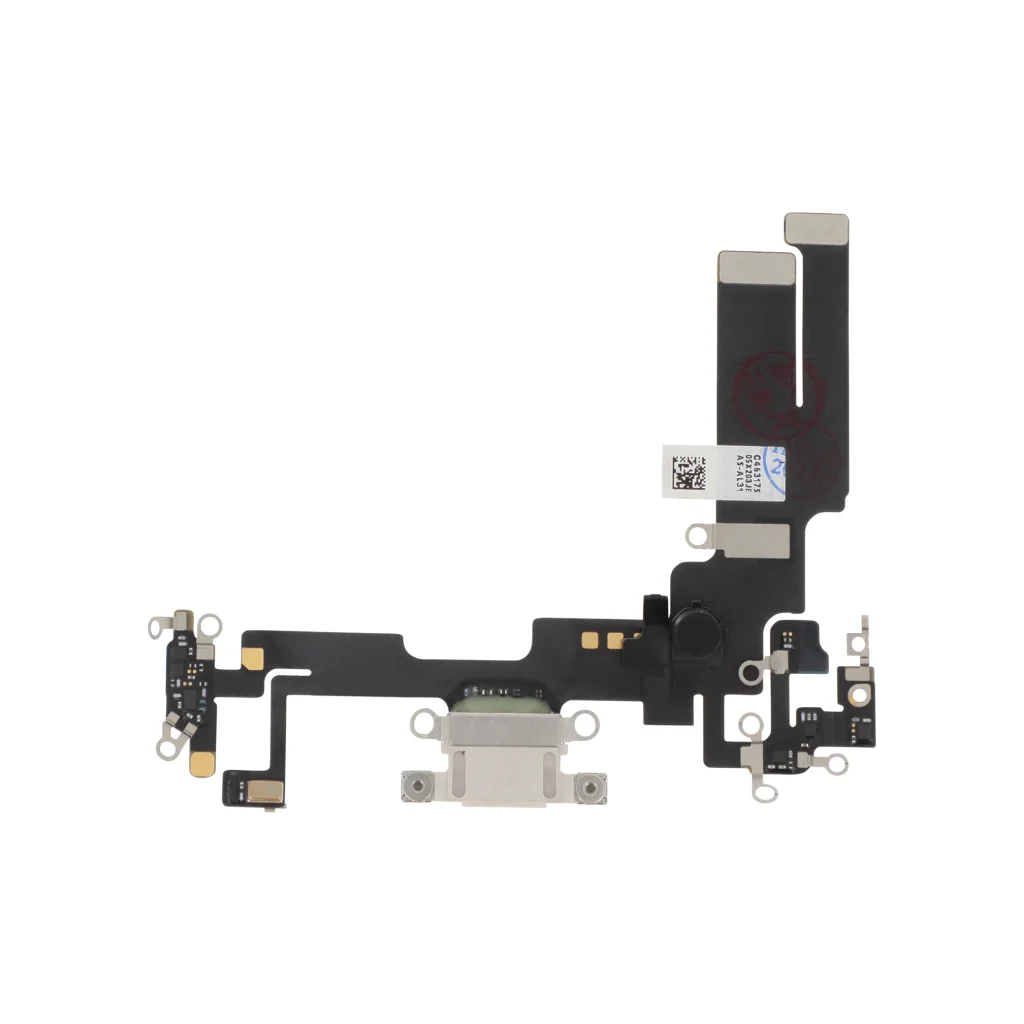 Flex do Conector de Carga Branco para iPhone 14 - OEM ReLife