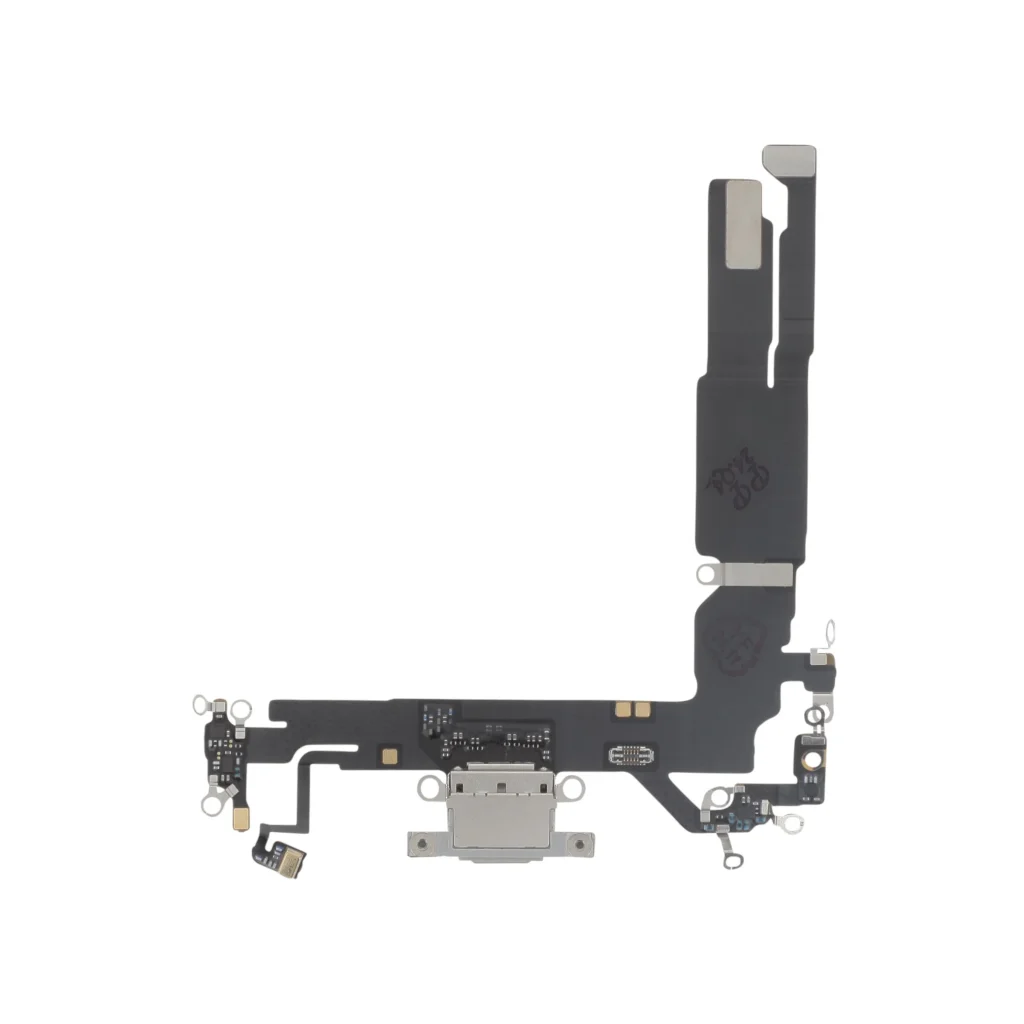 Flex do Conector de Carga Branco para iPhone 16 - OEM ReLife