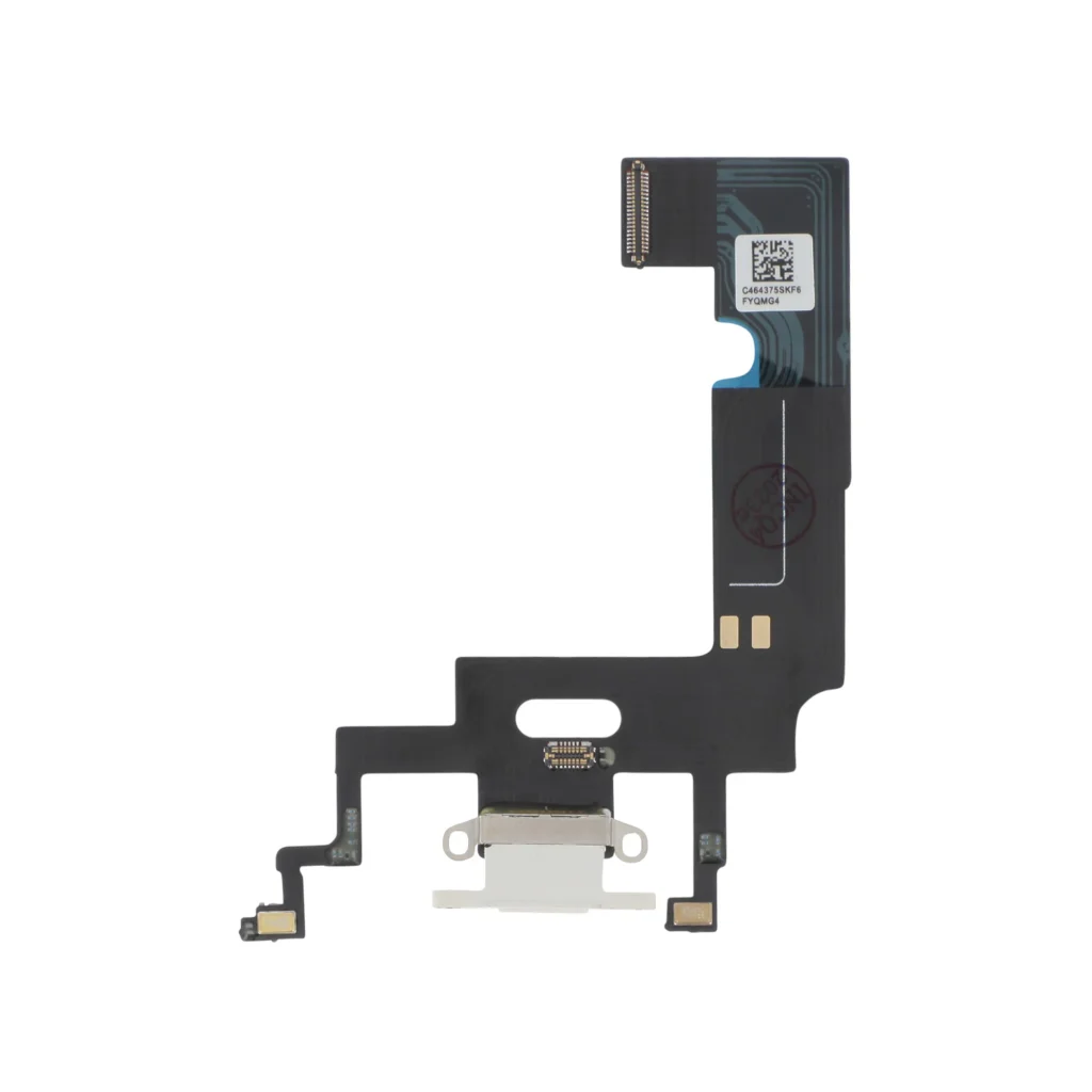 Flex do Conector de Carga branco para iPhone XR