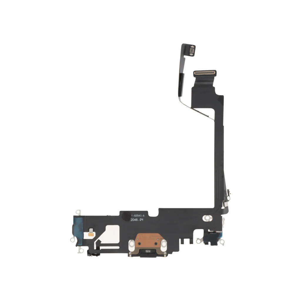 Flex do Conector de Carga Grafite para iPhone 12 Pro Max - OEM ReLife