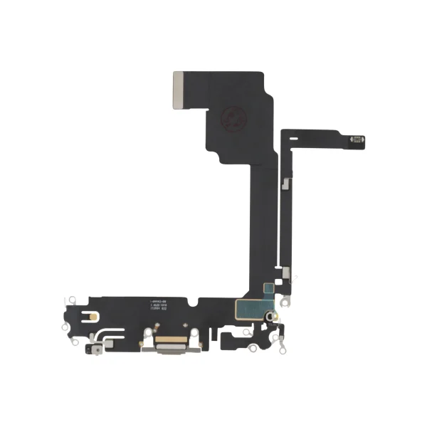 Flex do Conector de Carga Natural Titânio para iPhone 15 Pro Max - OEM ReLife