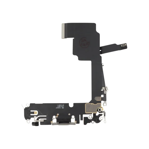 Flex do Conector de Carga Natural Titânio para iPhone 15 Pro - OEM ReLife