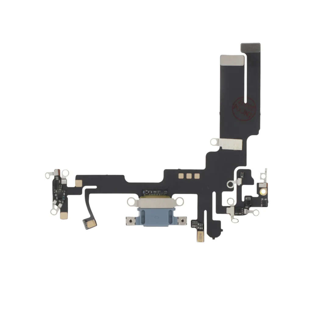 Flex do Conector de Carga para iPhone 14 Azul