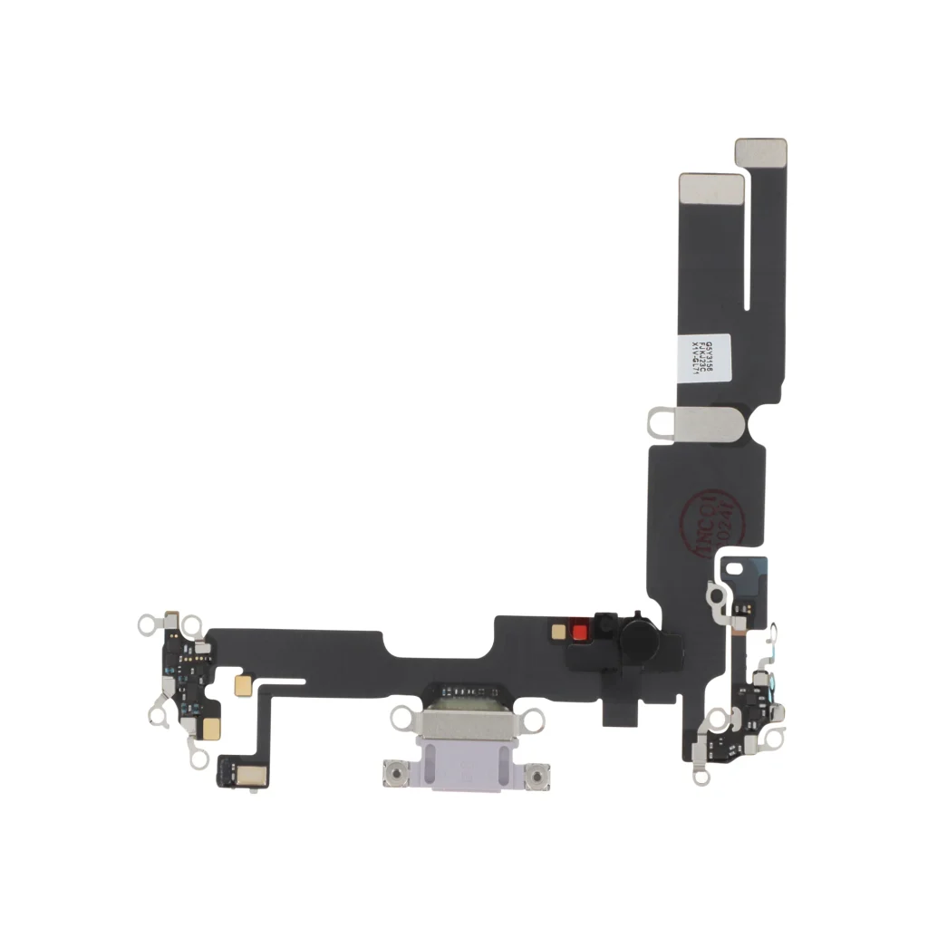 Flex do Conector de Carga para iPhone 14 Plus - Roxo - OEM ReLife
