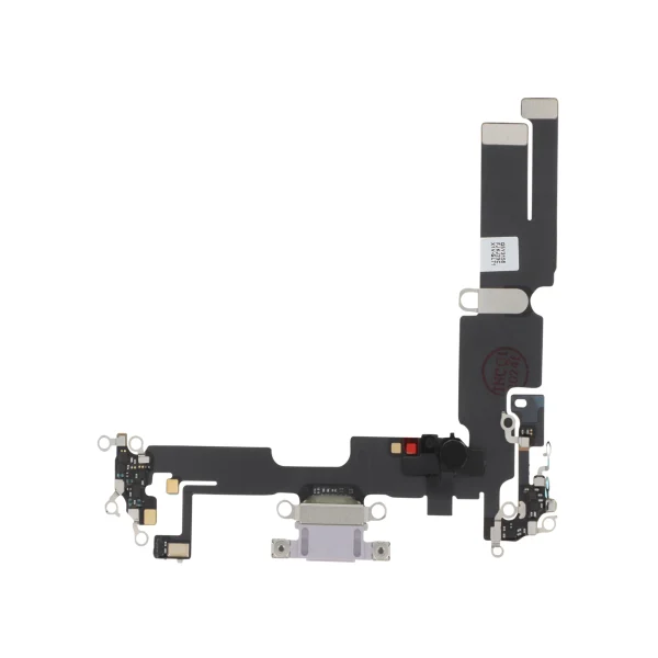 Flex do Conector de Carga para iPhone 14 Plus - Roxo - OEM ReLife