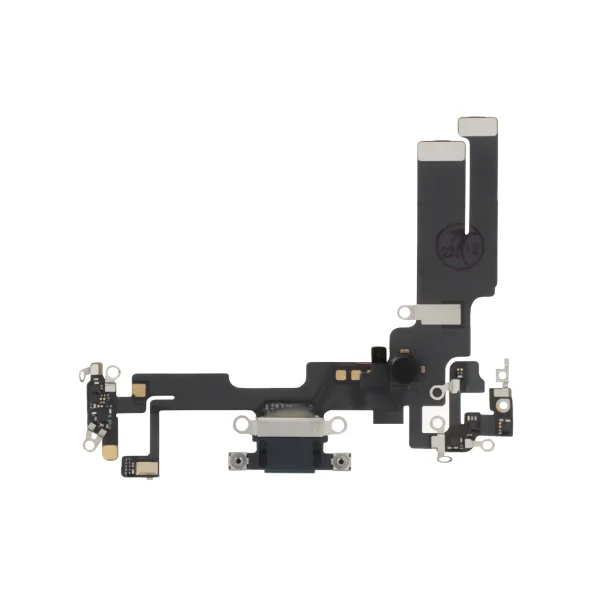 Flex do Conector de Carga para iPhone 14 Preto - OEM ReLife